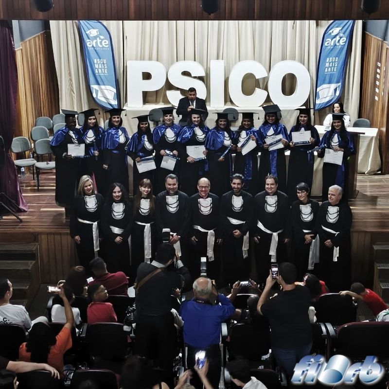 Primeira turma de Psicologia das FIRB celebra formatura em Andradina - Divulgação