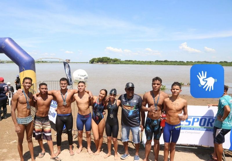 Andradinenses Pedro Luiz e Bia Rosa Conquistam o Topo na Maratona Aquática de Corumbá-MS - Divulgação