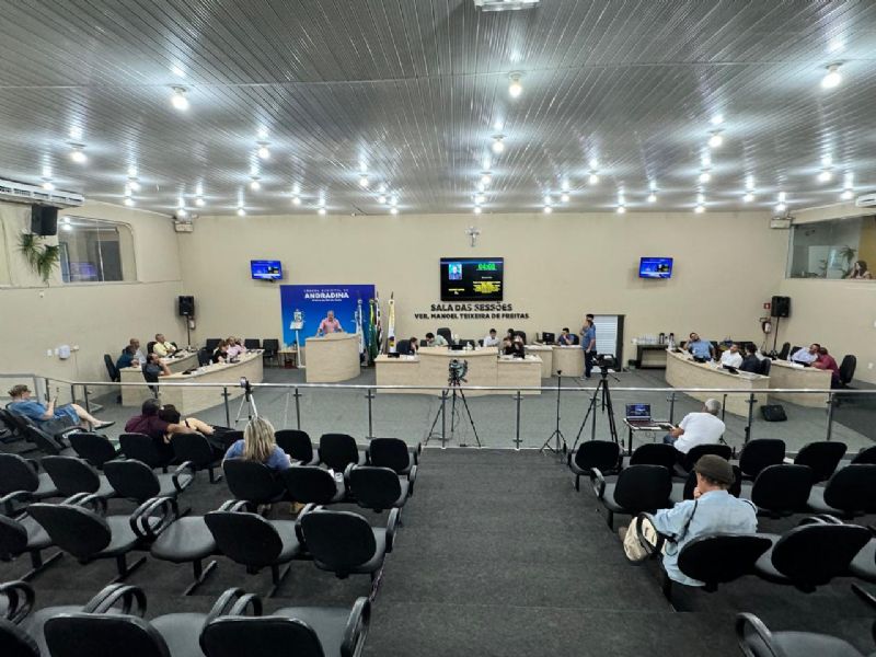 Veto a projeto é pauta única da 35ª Sessão Ordinária em Andradina - Divulgação