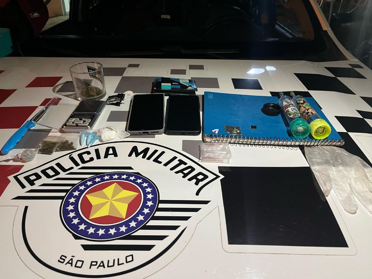Homem é preso por tráfico de drogas na Zona Norte de Ilha Solteira - A ação aconteceu após uma denúncia anônima encaminhada via COPOM