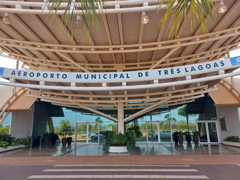 Três Lagoas negocia retomada de voos comerciais com a Gol após suspensão em março - Aeroporto Regional Plínio Alarcon em Três Lagoas (MS) 