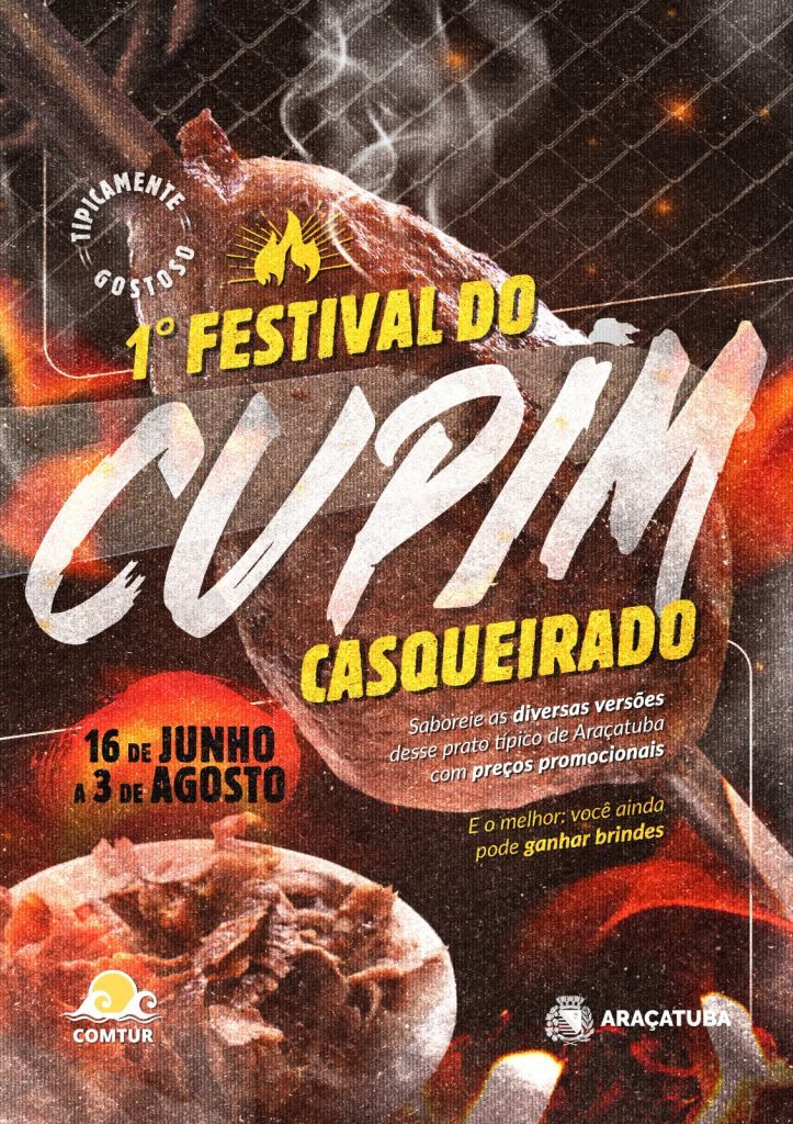 Araçatuba lança 1º Festival Gastronômico de Cupim Casqueirado para promover rota turística inédita - Araçatuba vai realizar, pela primeira vez, um festival dedicado ao tradicional cupim casqueirado