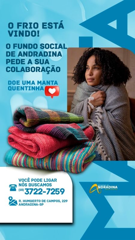 Com frio chegando a 17°C, Andradina intensifica Campanha do Agasalho 2025 - Campanha do Agasalho