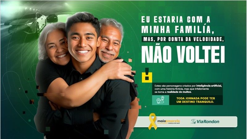 ViaRondon promove ações de conscientização no Maio Amarelo 2025 - Campanha nacional Maio Amarelo