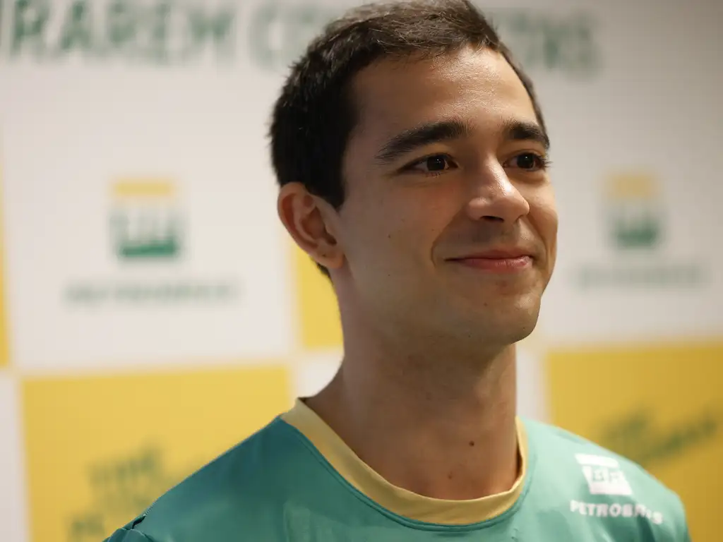 Hugo Calderano e Bruna Takahashi representam o Brasil no WTT Champions China 2025; assista ao vivo com imagens - Hugo Calderano do Brasil - Fernando Frazão/Agência Brasil