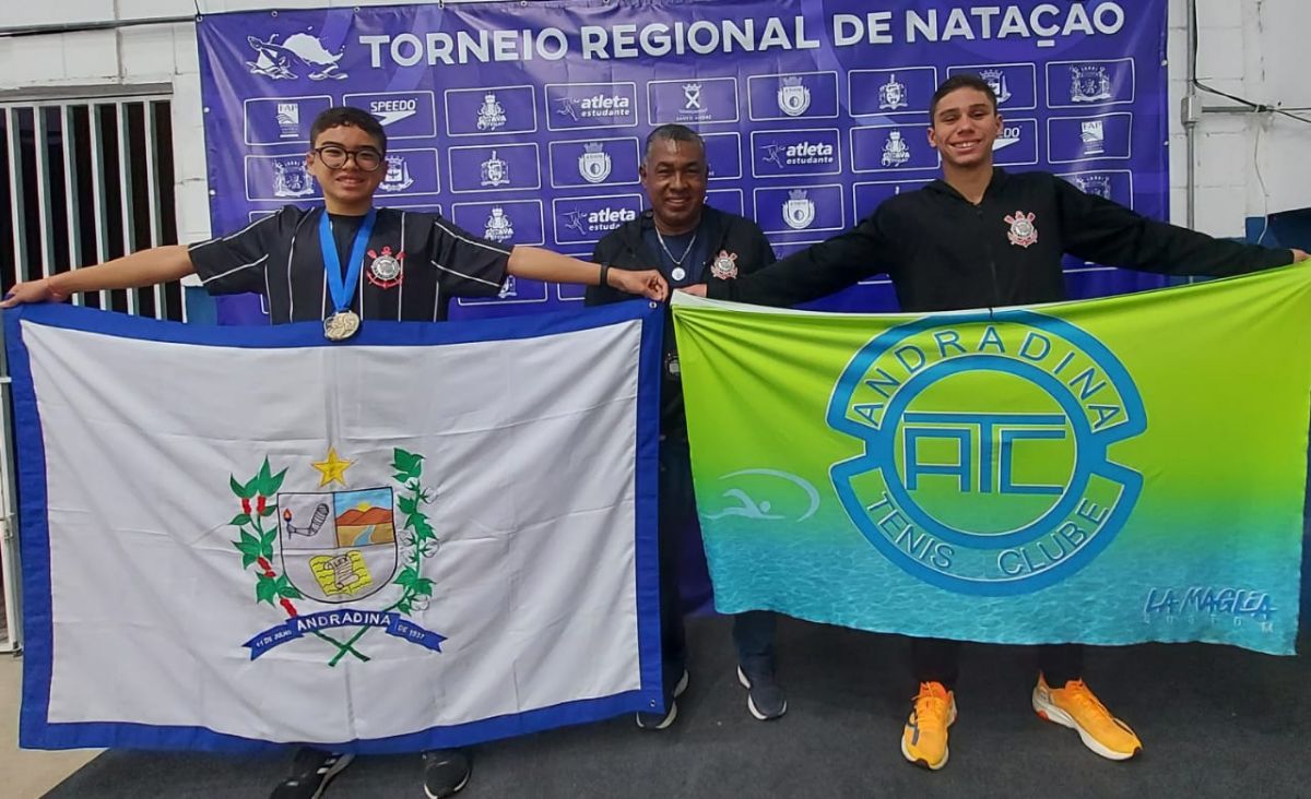 Nadadores de Andradina conquistam oito medalhas em São Caetano e se preparam para desafios estaduais - Nadadores andradinenses conquistam oito medalhas em São Caetano do Sul