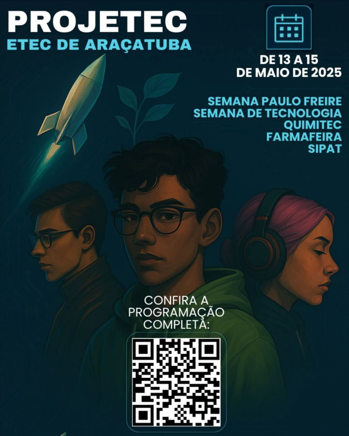 Vem aí a Semana de Tecnologia 2025 da Etec de Araçatuba! - Semana de Tecnologia 2025 da Etec