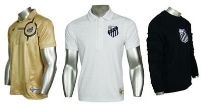 Santos lança três camisas comemorativas do centenário - 