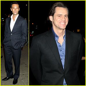 Rodrigo Santoro e Jim Carrey divulgam filme nos EUA - 