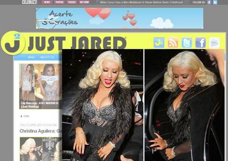 Christina Aguilera ganha estrela na calçada da fama gay - 