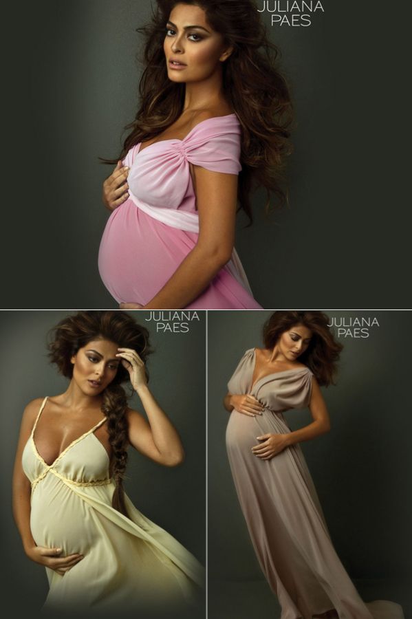Grávida, Juliana Paes faz ensaio em seu site - 