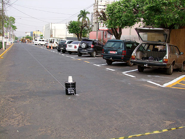 Novo estacionamento de 45º na Bandeirantes - 