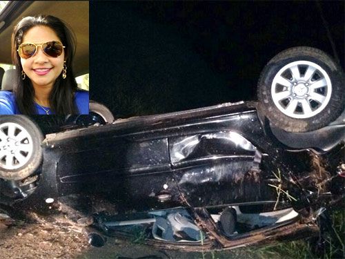 Capotamento em rodovia mata jovem de 27 anos - Peugeot 208 capotou na Assis Chateaubriand, em Clementina; no destaque, Nayara, que morreu. Foto: Divulgação Capotamento em rodovia mata jovem de 27 anos - Peugeot 208 capotou na Assis Chateaubriand, em Clementina; no destaque, Nayara, que morreu. Foto: Divulgação