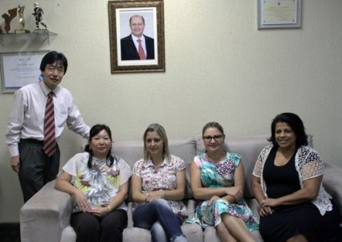 Representante de Lu Alckmin na região visita o Fundo Social de Solidariedade do Governo de Andradina - Presidente do Fundo Social do município e primeira-  dama Márcia Ono recebeu a representante da Lu Alckmin na   região Patrícia Salu